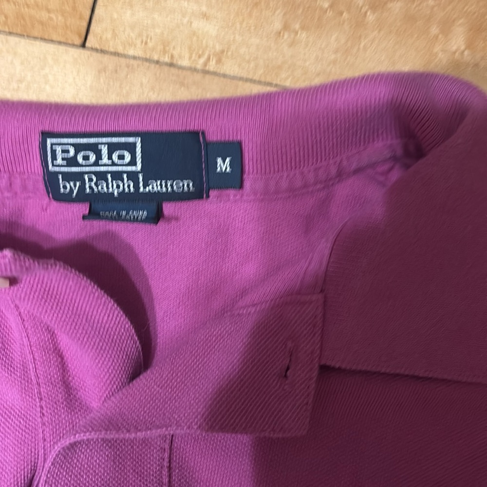 Pink 2 button polo - Picture 2 of 7